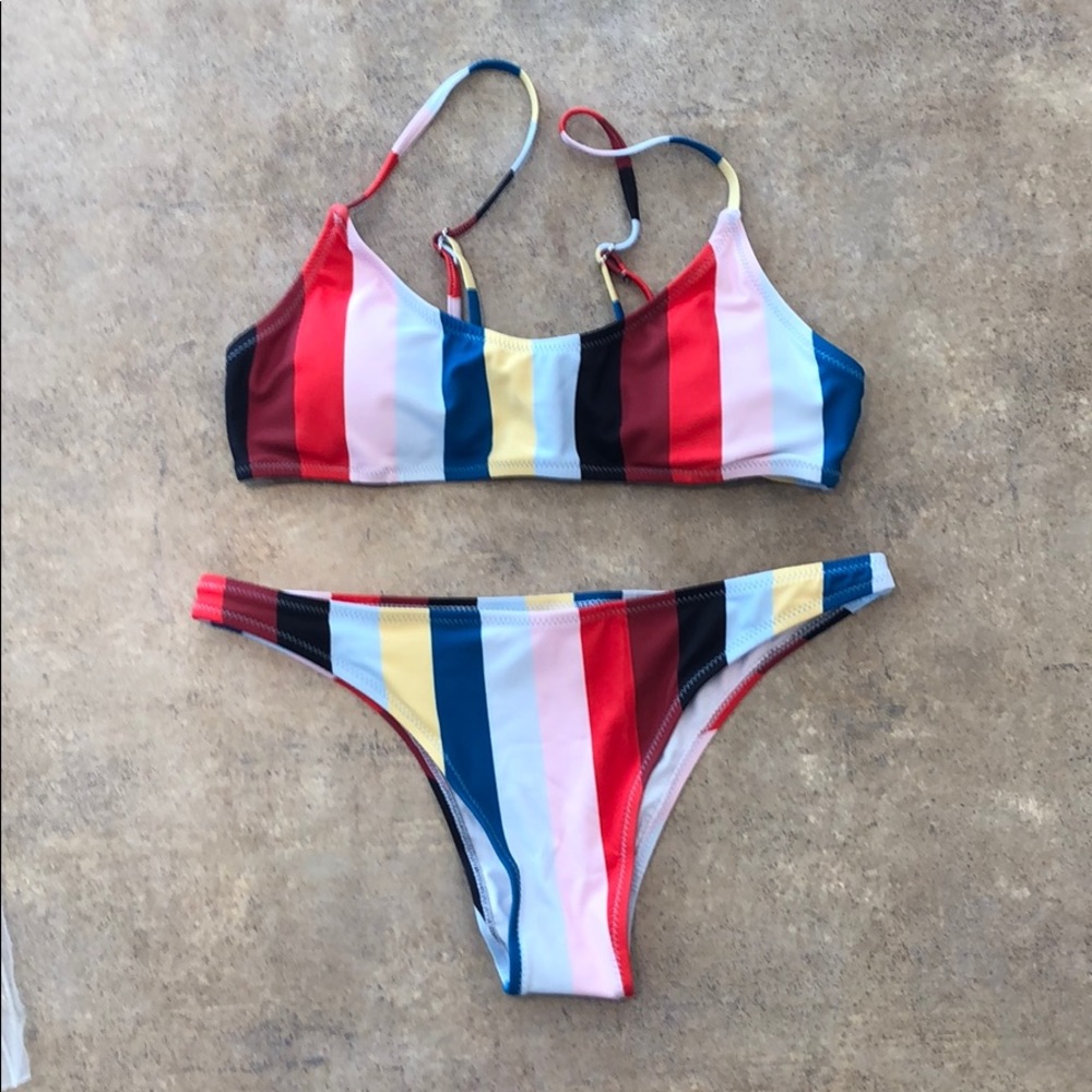 Multicolor swim suit M